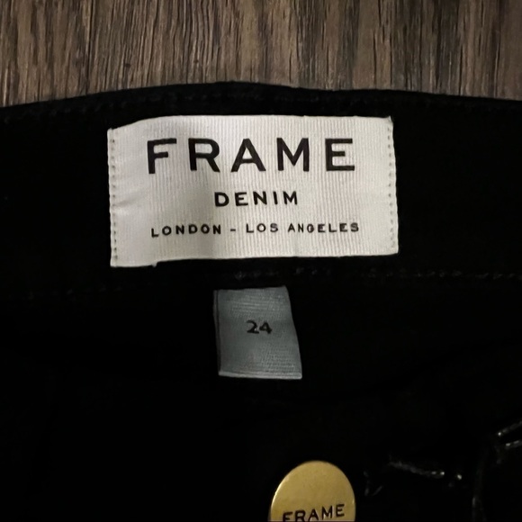 NWT Frame “Forever Karlie” Black skinny jeans - Picture 4 of 6